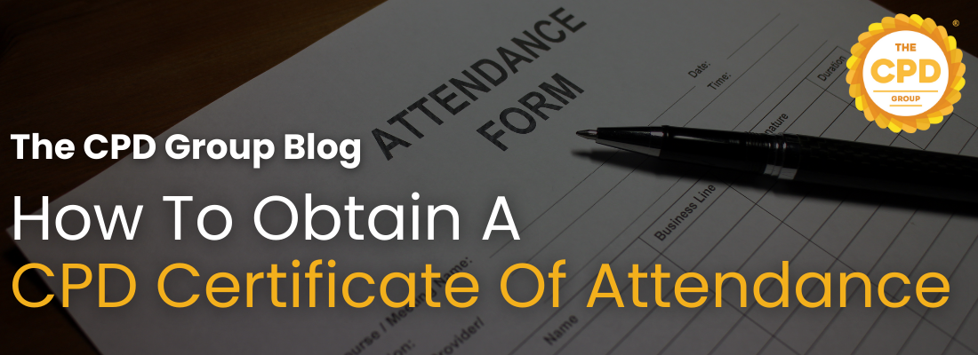 How to Obtain a CPD Certificate of Attendance